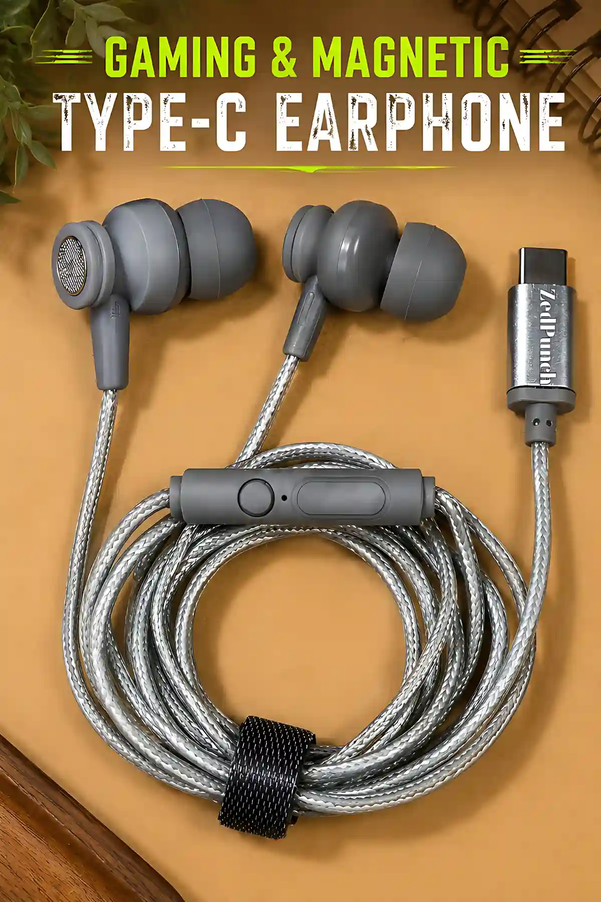 Type-C Gaming & Magnetic Wire Earphone